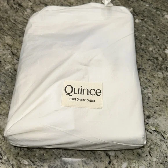 NWT QUINCE Luxury Organic Sateen Duvet Cover Shams Sand Full/Queen SOLD OUT Q21 - Picture 9 of 9